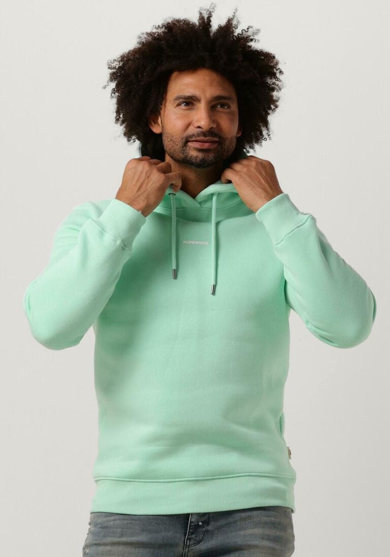 minze purewhite sweatshirt pure logo hoodie