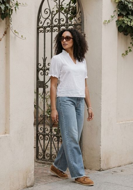 Wei&szlig;e NEO NOIR Top ODESA LINEN BLOUSE - large