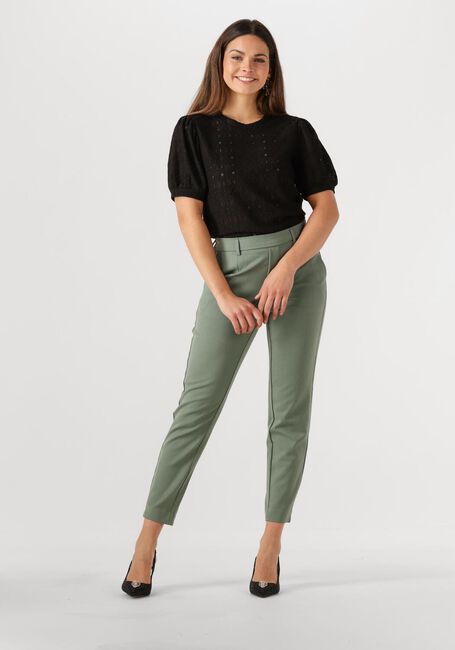 Schwarze OBJECT T-shirt OBJLAILA S/S RE TOP - large