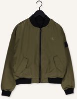 Olive CALVIN KLEIN Jack REVERSIBLE BOMBER JACKET Olive CALVIN KLEIN Jack REVERSIBLE BOMBER JACKET - medium