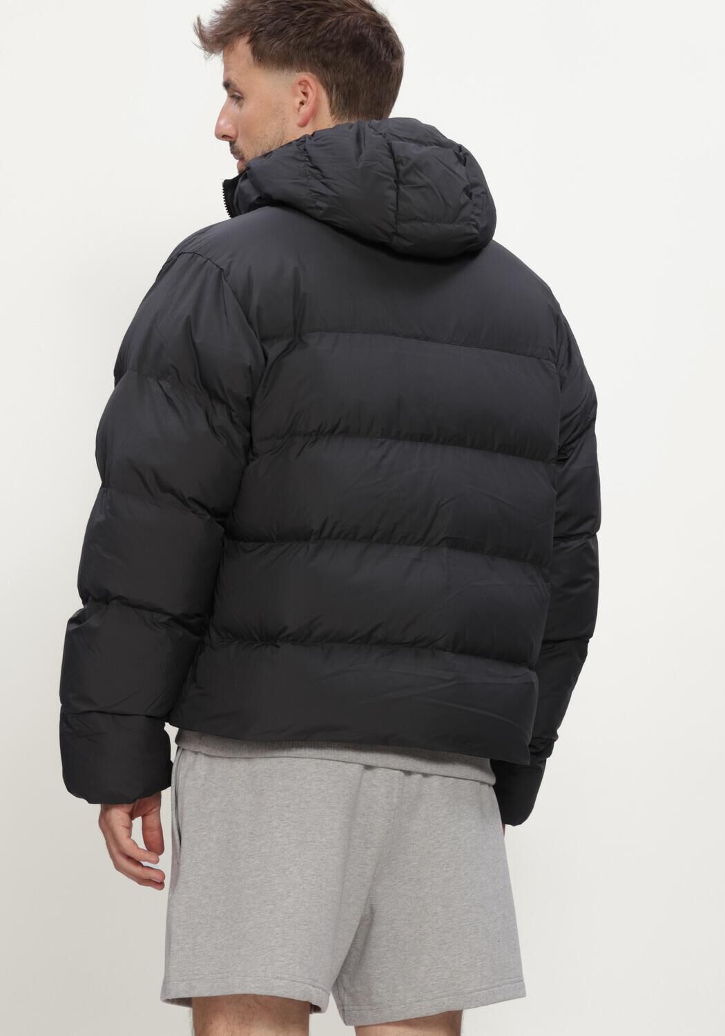 Schwarze ADIDAS Wattierte Jack REGEN JKT - large