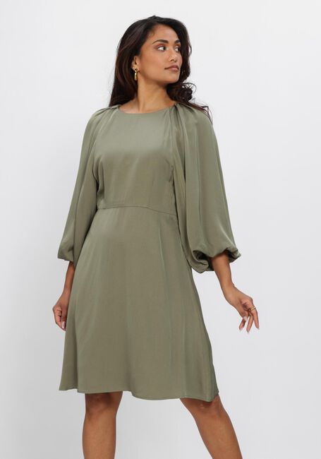 Olive SELECTED WOMEN Minikleid SLFLAURINA 3/4 SHORT OPEN BACK DRESS - large