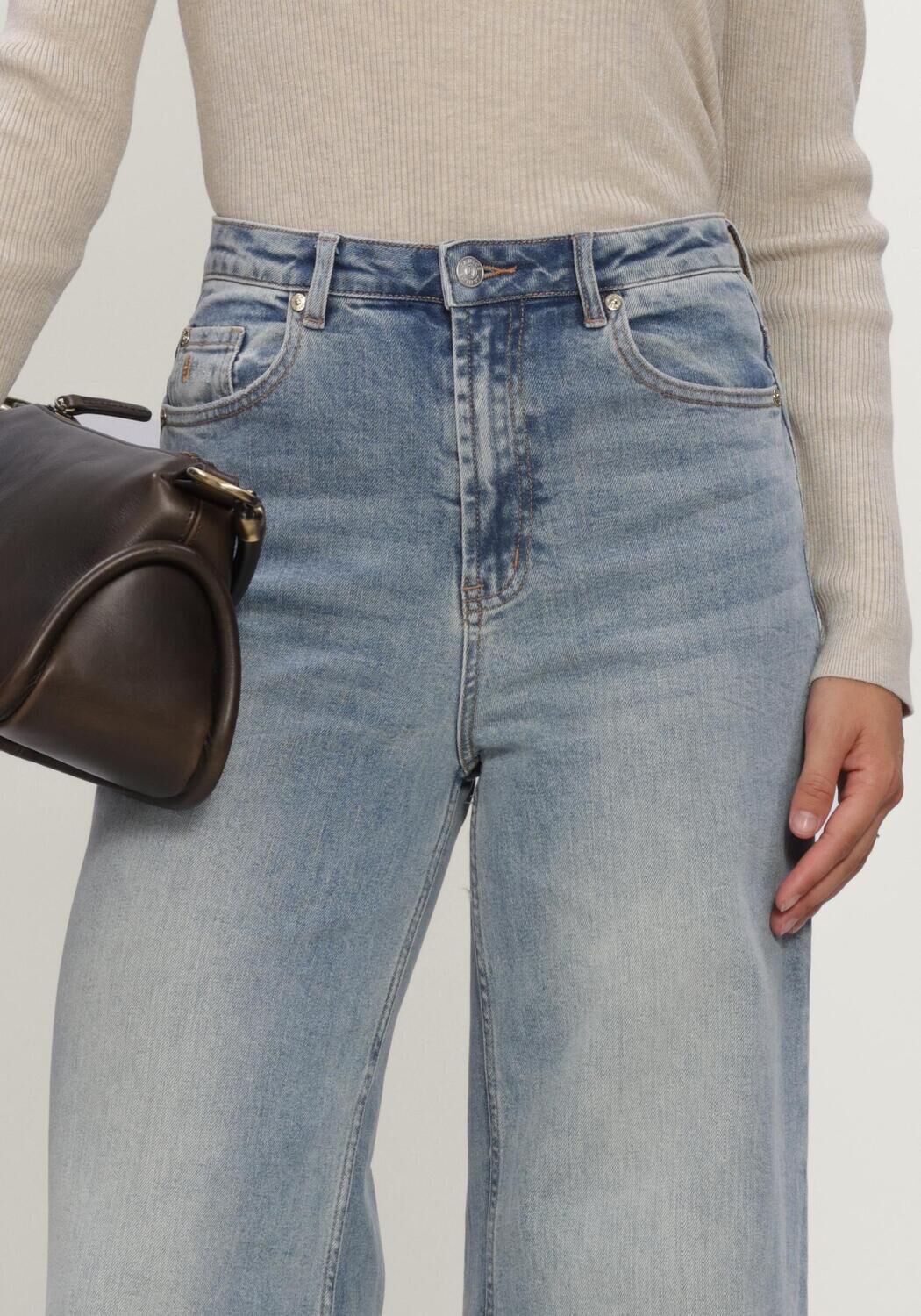 Blaue JANICE Wide jeans JEANS DAMES WIDE LEG HIGH RISE STRETCH MASON - large