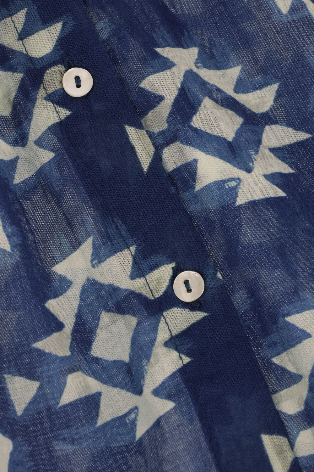 Blaue BY-BAR Blusen LUCY MADRAS BLOUSE - large