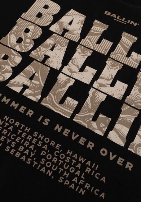 Schwarze BALLIN T-shirt 017127 - large