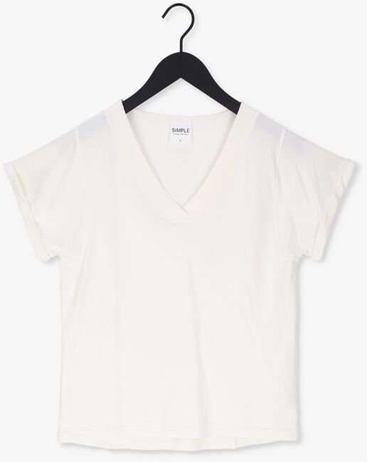 Nicht-gerade weiss SIMPLE T-shirt JERSEY TOP - large