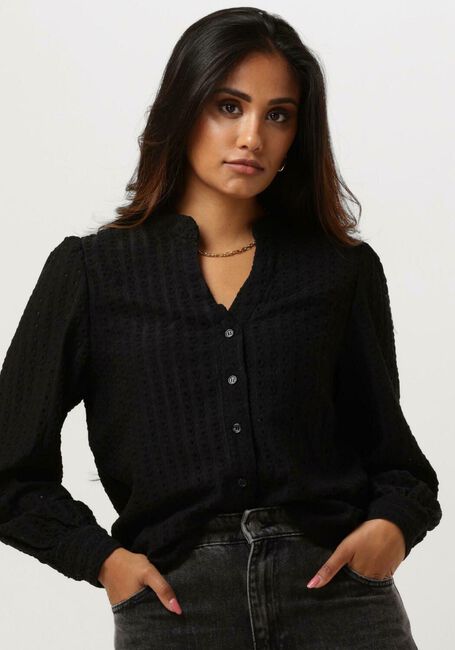 Schwarze OBJECT Blusen OBJFEODORA MARIKA NEW SHIRT E AW FAIR 23 - large