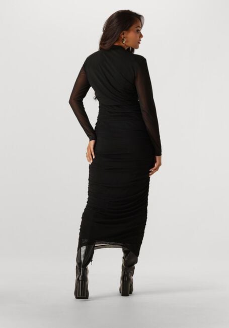 Schwarze NOTRE-V Kleider NV-GILDA MESH JURK UNI - large