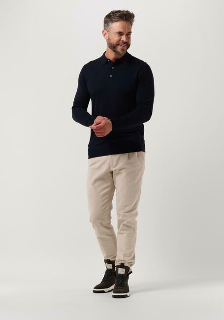 Dunkelblau PROFUOMO Polo-Shirt POLO LONGSLEEVE - large