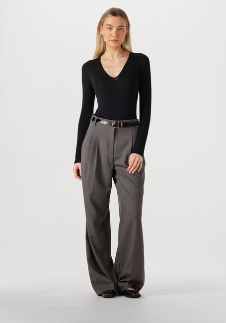 Schwarze WOLFORD Top THE V NECK BODY - large