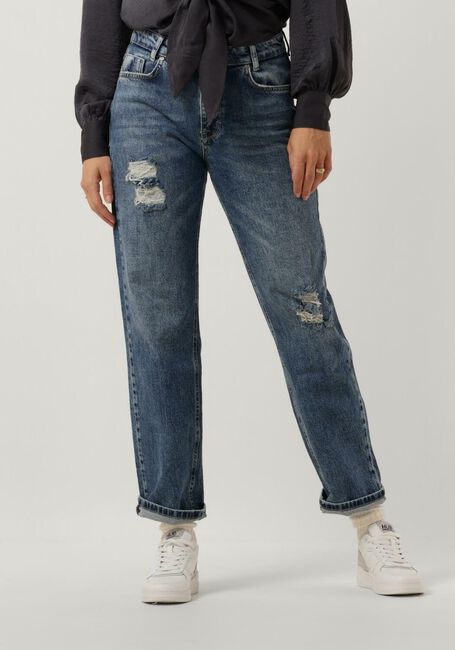 Blaue MY ESSENTIAL WARDROBE Straight leg jeans TUSAMW 140 HIGH STRAIGHT Y - large