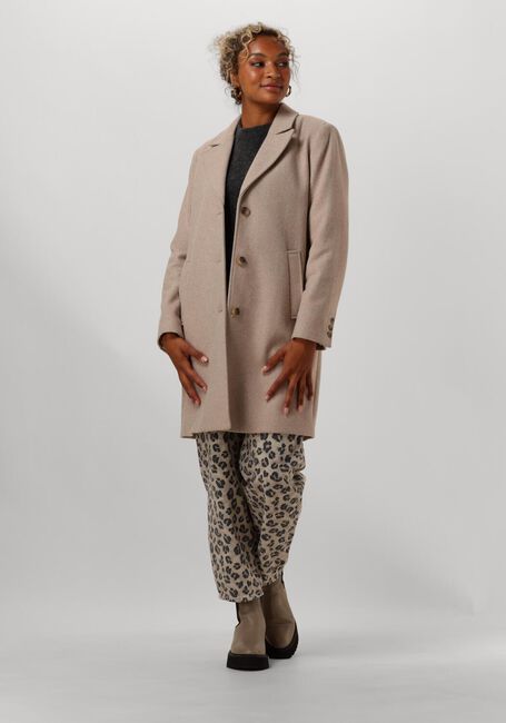 Beige SELECTED FEMME Mäntel SLFNEW ALMA WOOL COAT - large