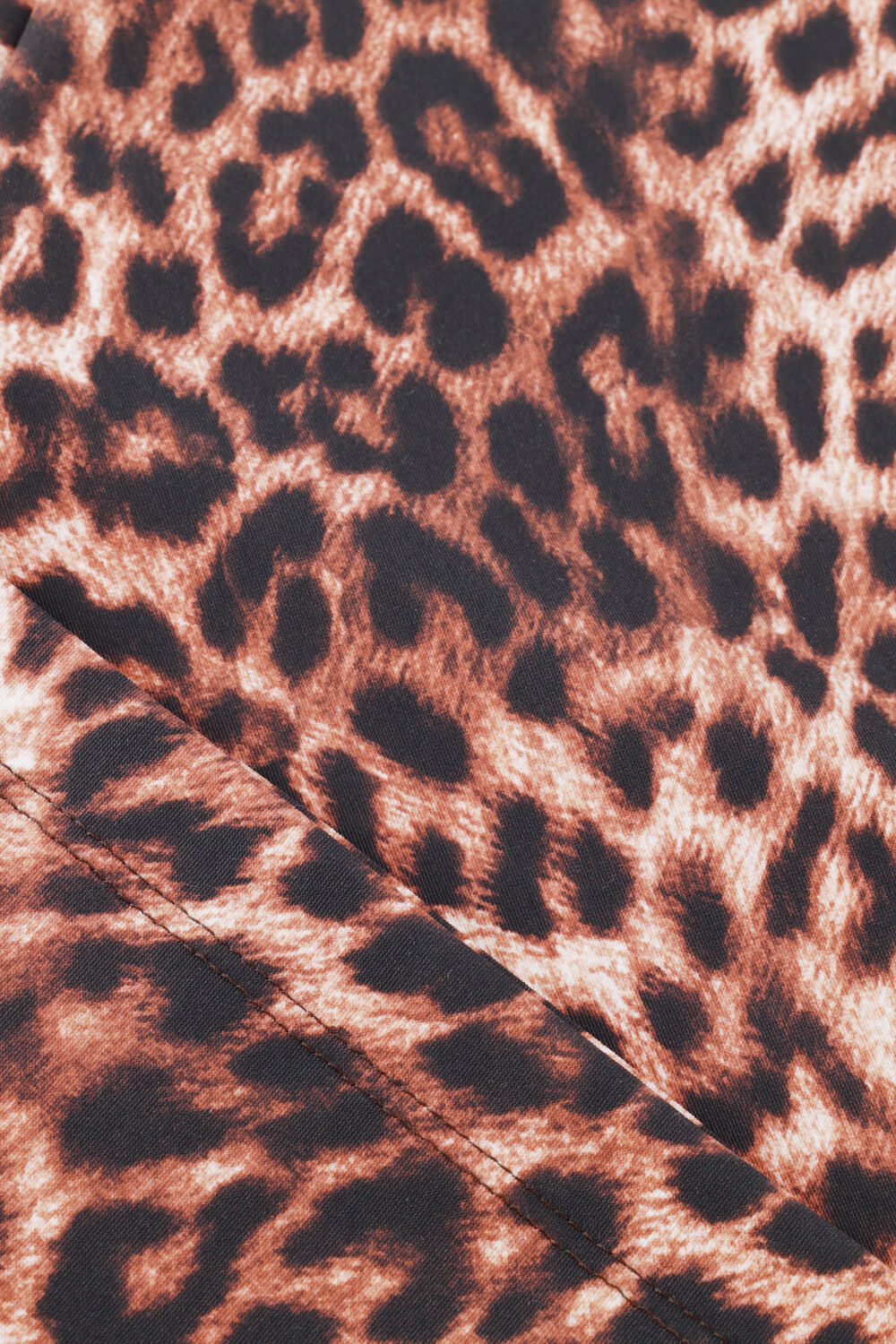 Braune STUDIO ANNELOES Top Leone leopard vneck top - large