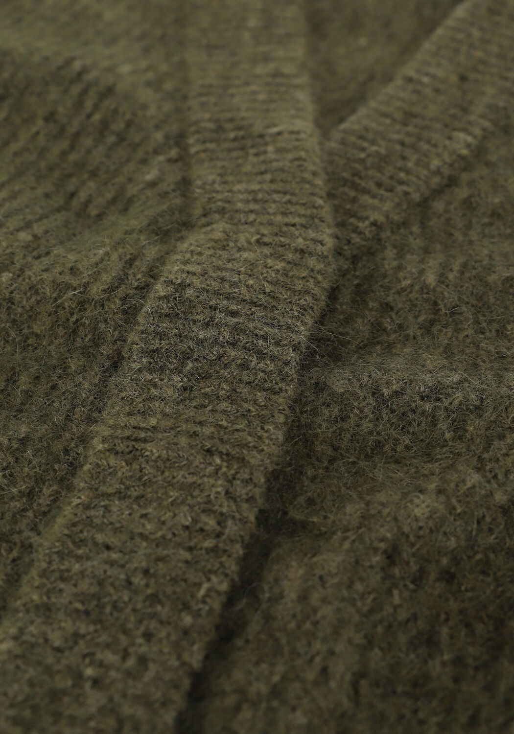 Dunkelgr&uuml;n SECOND FEMALE Spencer BROOKY KNIT BOXY CARDIGAN - large