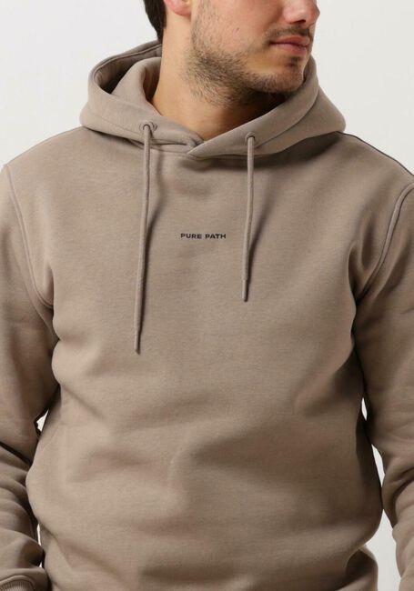 Taupe PURE PATH Sweatshirt ESSENTIAL LOGO HOODIE - large