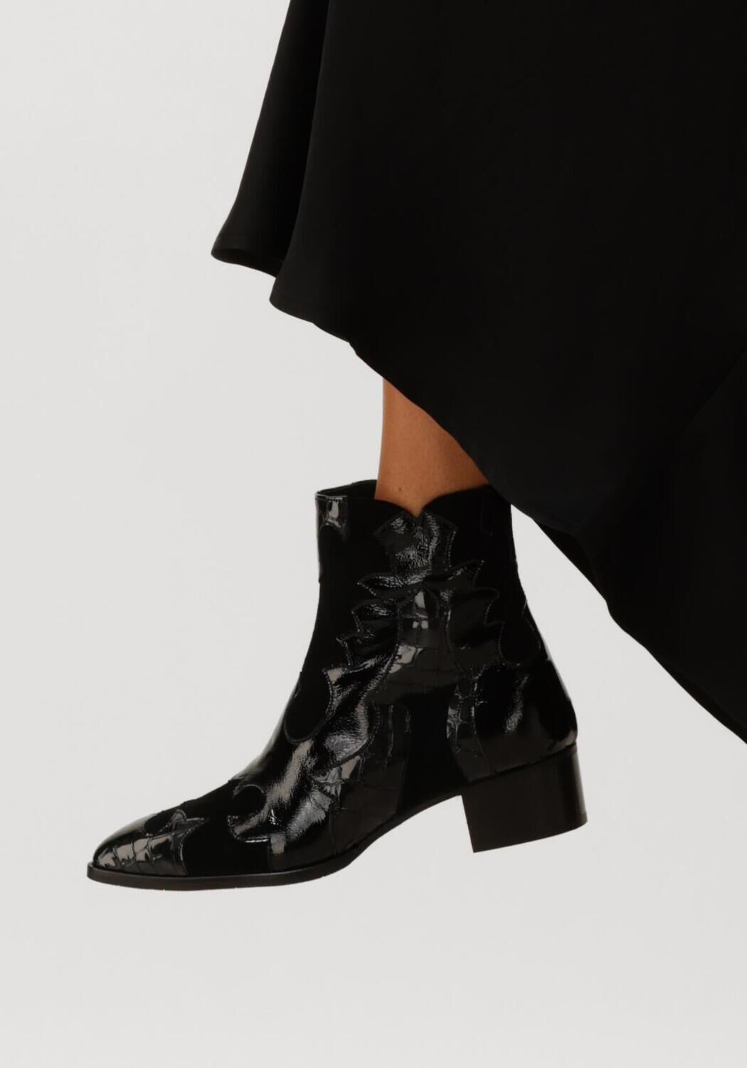 Schwarze PERTINI Stiefeletten 32709 - large