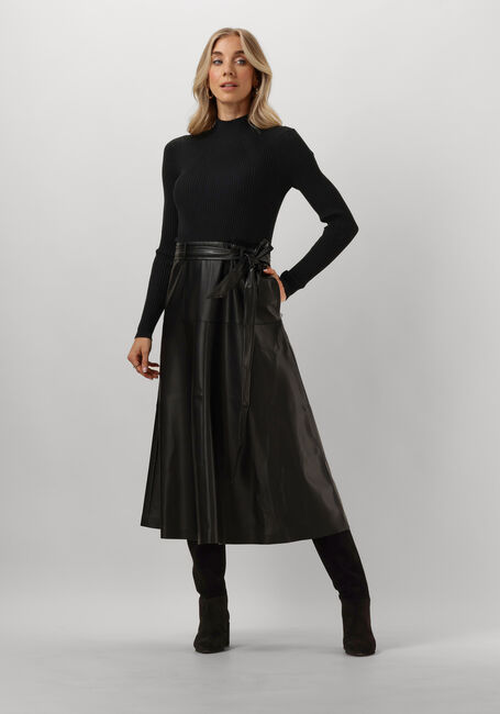 Schwarze TWINSET MILANO Midikleid 242TT3080 - large