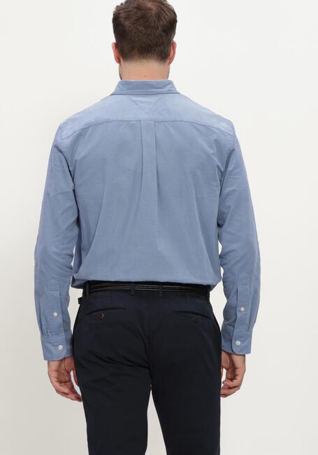 Blaue TOMMY HILFIGER Casual-Oberhemd SOLID CORDUROY RF SHIRT - large
