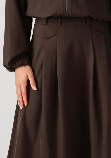 Braune CO'COUTURE Maxirock LUNA POCKET PLEAT SKIRT - large