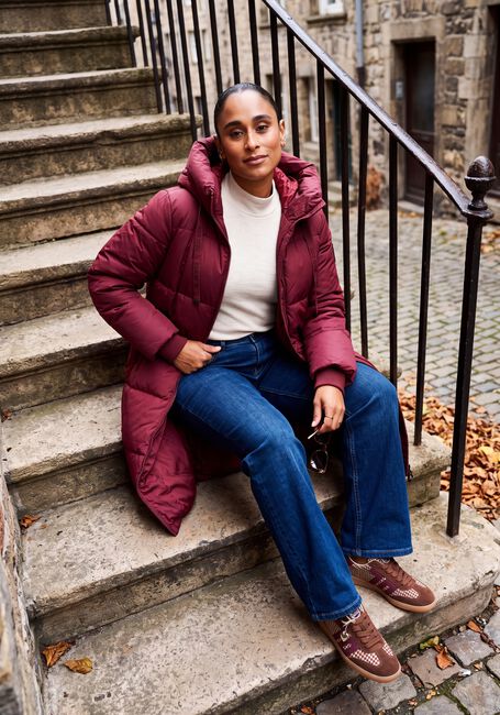 Bordeaux MOS MOSH Wattierte Jack MMNOVA SQUARE DOWN COAT - large