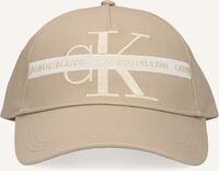 Beige CALVIN KLEIN Kappe MONOGRAM COTTON TAPE CAP Beige CALVIN KLEIN Kappe MONOGRAM COTTON TAPE CAP - medium