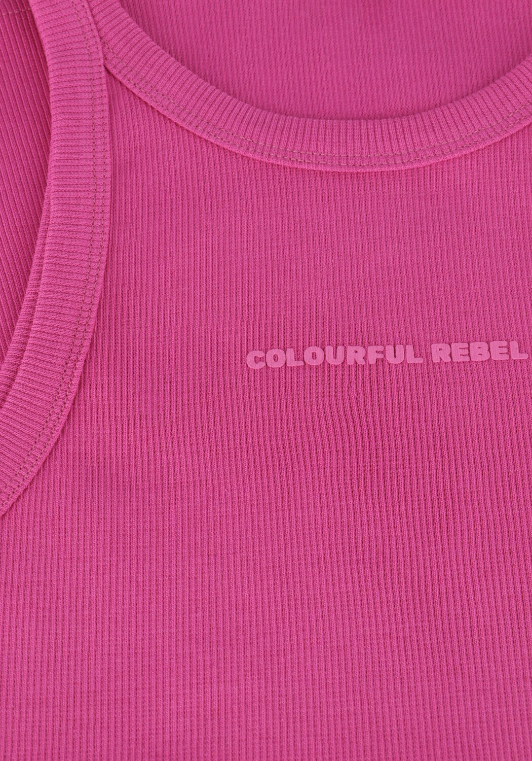 Fuchsie COLOURFUL REBEL Top SACHI RIB TANKTOP - large