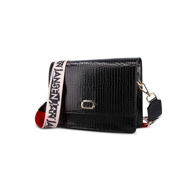 Schwarze JAN JANSEN Handtasche CLIMBING HAND BAG - large