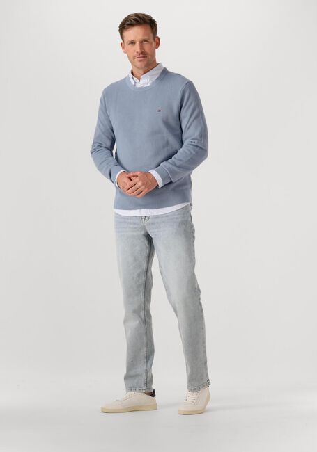 Hellblau TOMMY HILFIGER Pullover ESSENTIAL STRUCTURE CREW NECK - large