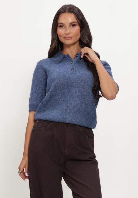 Blaue KNIT-TED Tops & T-shirts SHERMAN TOP - large