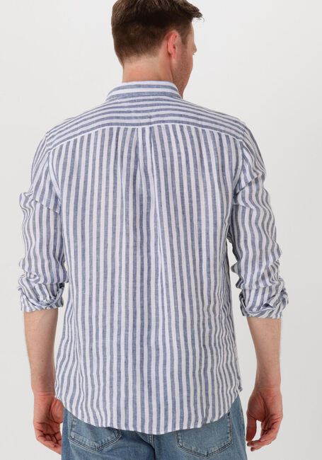 Blaue TOMMY HILFIGER Casual-Oberhemd LINEN ESSENTIAL STRIPE RF SHIRT - large