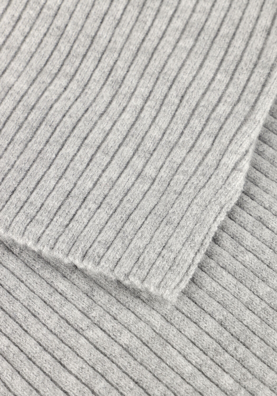 Graue OBJECT Pullover OBJELVA 2/4 RE O-NECK KNIT - large