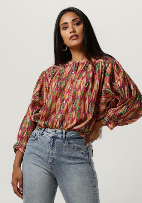 Mehrfarbige/Bunte BY-BAR Blusen LUCY SUMMER IKAT BLOUSE - large