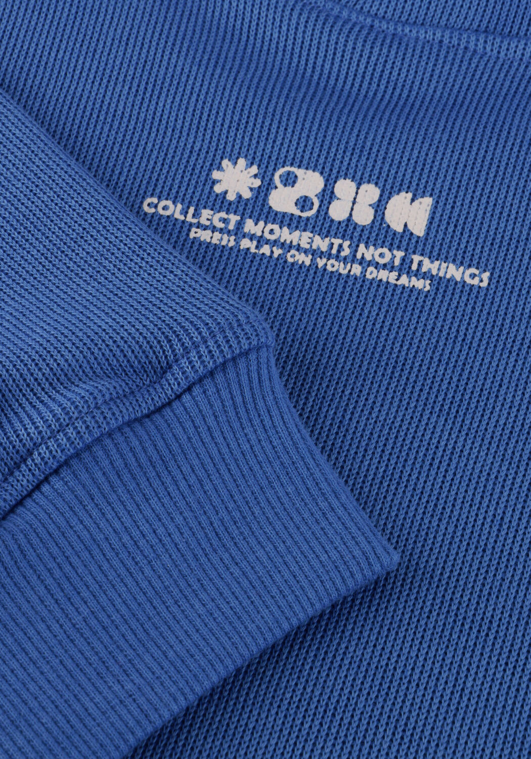 Blaue DAILY7 Pullover HOODIE BACKPRINT - large