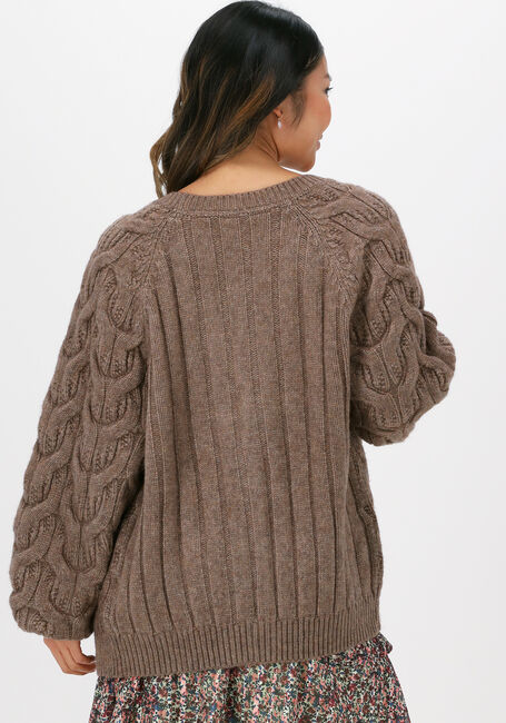 Taupe CO'COUTURE Strickjacke JENNESE CABLE CARDIGAN - large