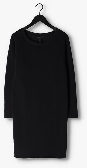 Schwarze 10DAYS Minikleid BOAT NECK DRESS FLEECE - large