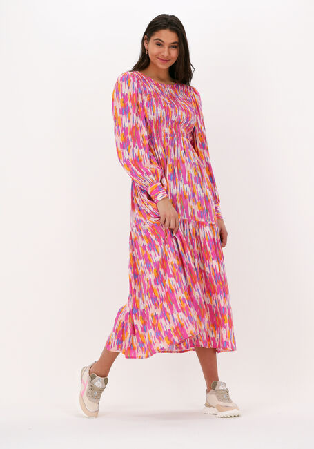 Mehrfarbige/Bunte Y.A.S. Midikleid YASLIANA LS LONG DRESS S. - large