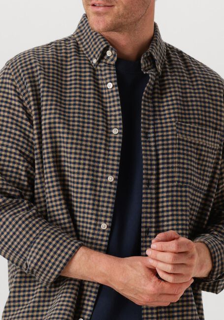 Braune FORÉT Casual-Oberhemd CREEK FLANNEL SHIRT - large