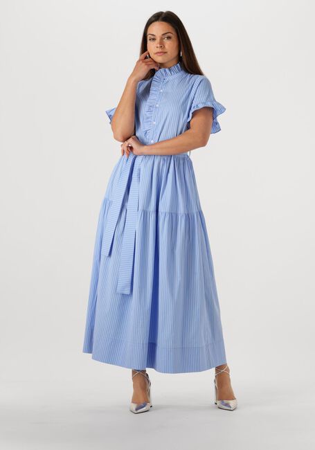 Hellblau NEO NOIR Maxikleid NELLIE STRIPE DRESS - large