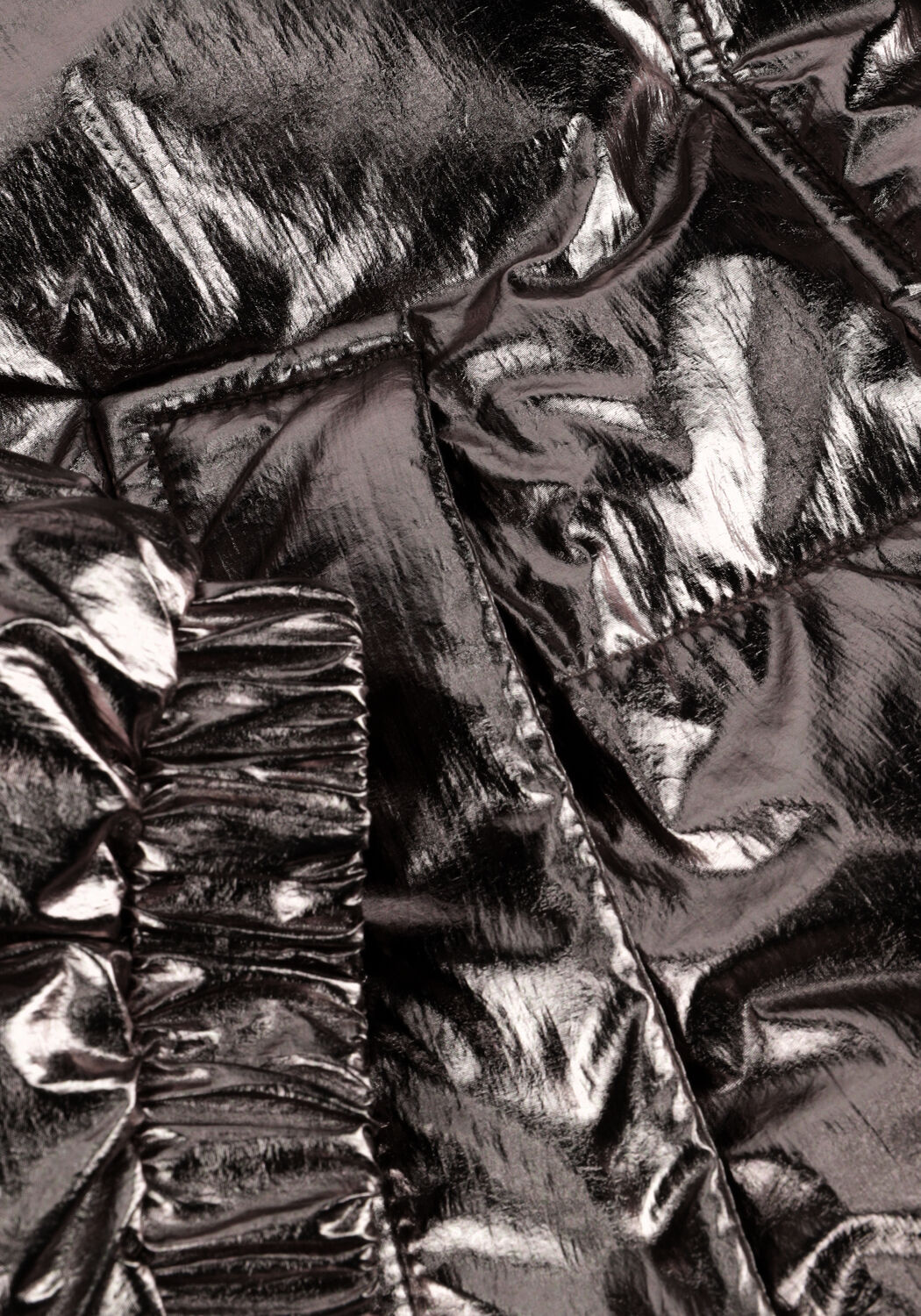 Silberne MOLO Wattierte Jack HANSINE - large