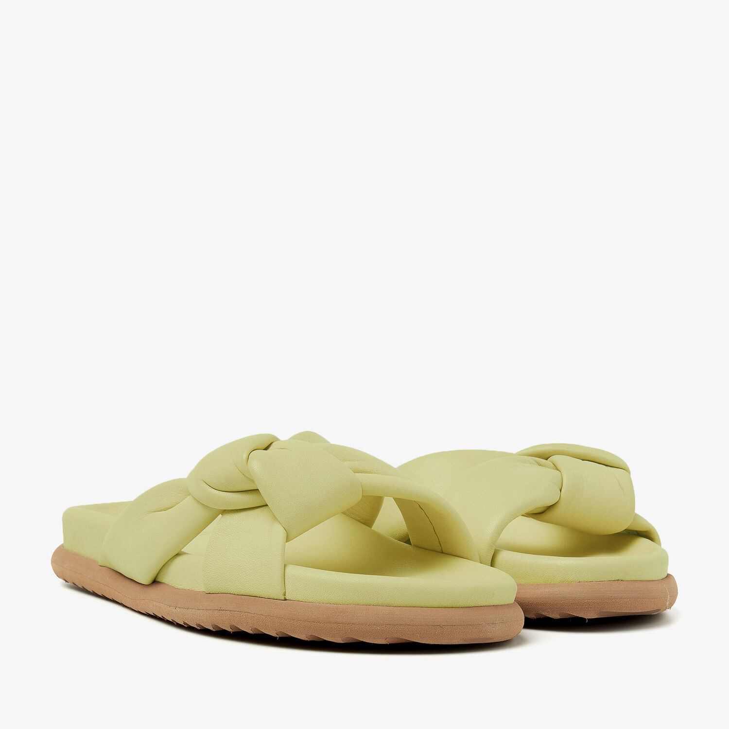 Limette VIA VAI Flache Sandalen CANDY NOVA - large