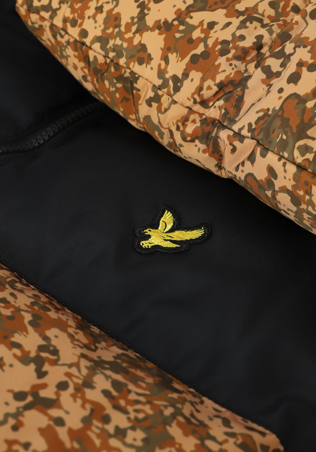 Mehrfarbige/Bunte LYLE & SCOTT Wattierte Jack EARTH PRINT WADDED JACKET - large