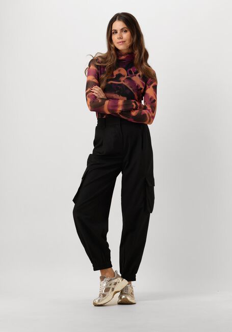 Schwarze CATWALK JUNKIE Tops & T-shirts MESH TURTLE NECK LONG SLEEVE - large