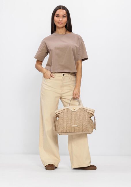 Sand MSCH COPENHAGEN T-shirt MSCHLEANA TEE - large