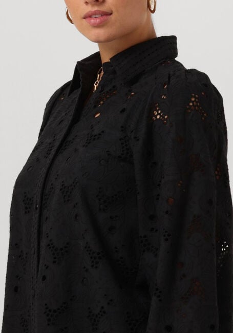 Schwarze Y.A.S. Minikleid YASTEALA LS SHIRT DRESS S. - large