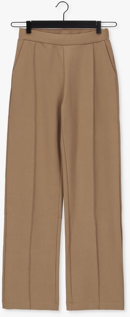 Camelfarbene KNIT-TED Weite Hose FLOOR PANTS - large