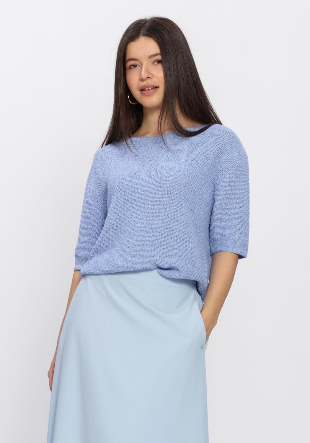 Blaue AIMEE THE LABEL Pullover & Cardigans NIKITA PULLOVER - large