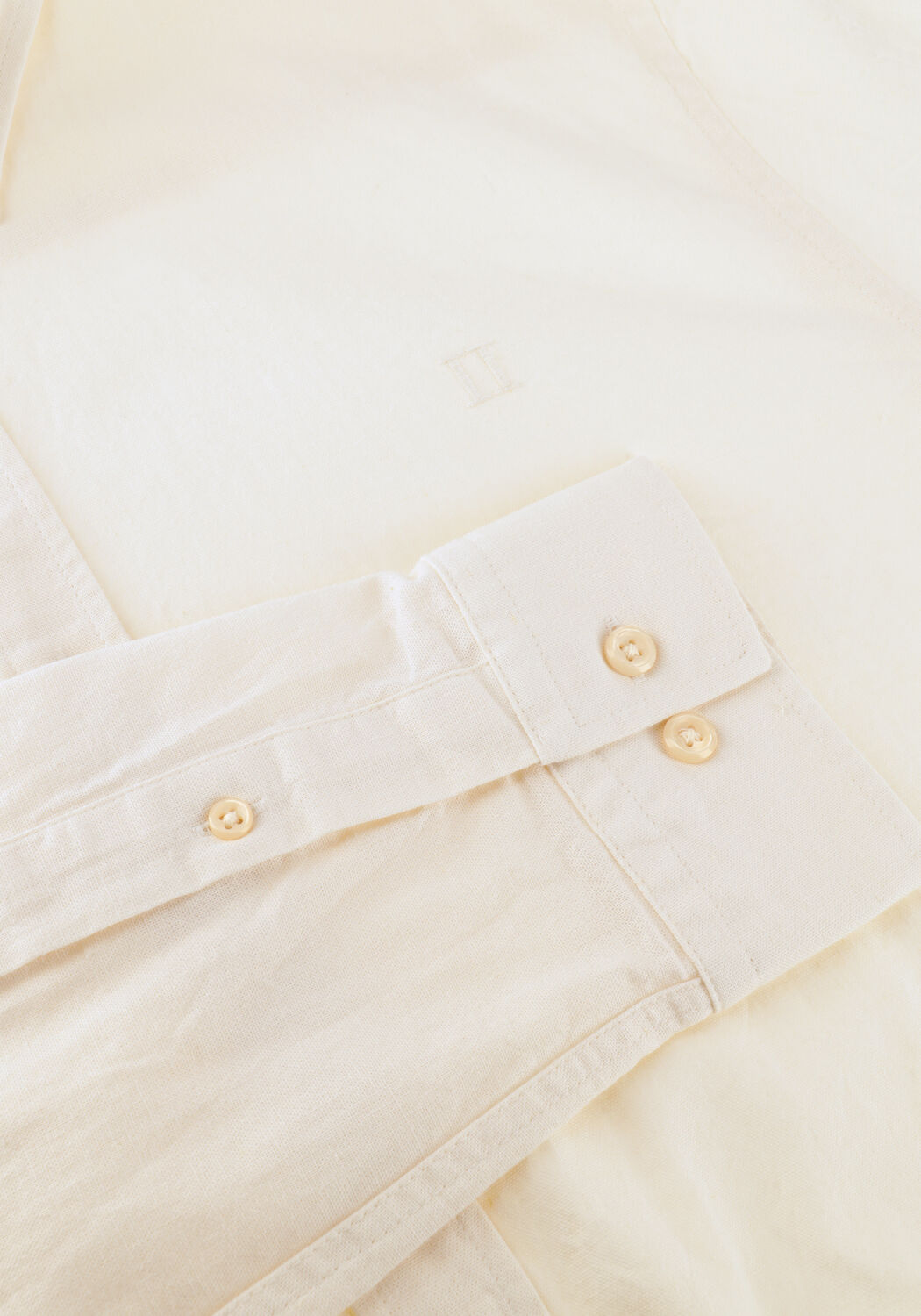 Ecru LES DEUX Casual-Oberhemd KONRAD COTTON LINEN SHIRT - large
