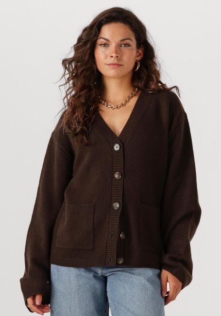 Braune ENVII Strickjacke ENELISE LS CARDIGAN 7230 - large