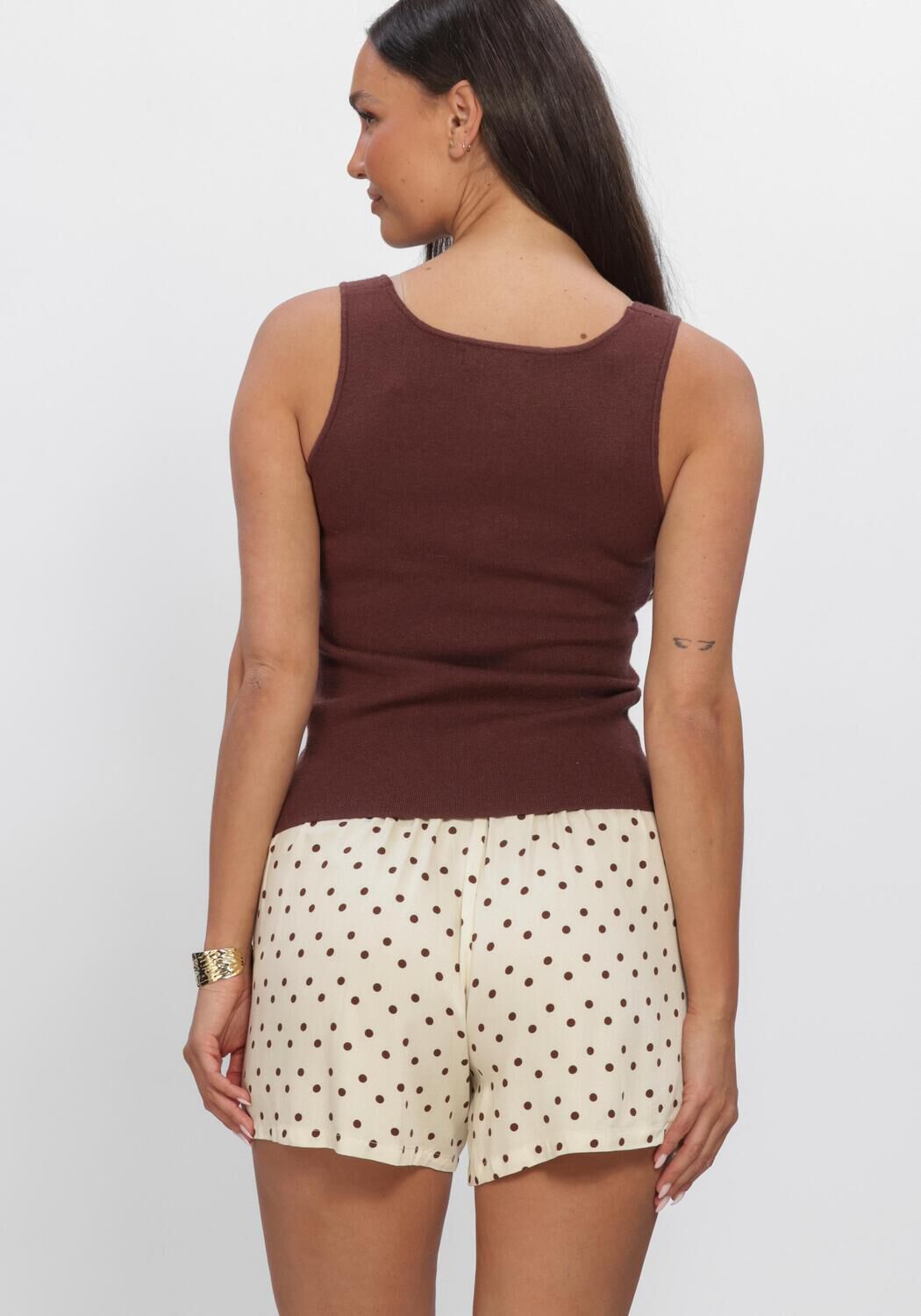 Braune YDENCE Tops & T-shirts KNITTED TOP MELLA - large