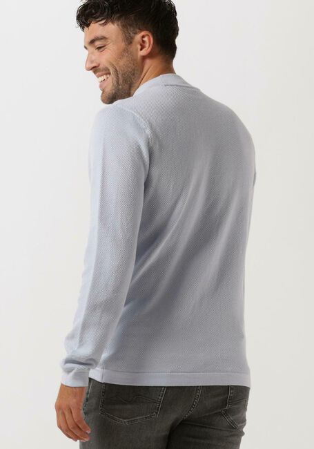 Blaue KULTIVATE Pullover KN STRUCTURE MOCK - large